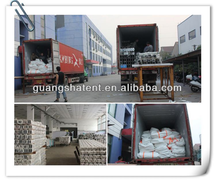 20*50m clear span the whole aluminum alloy structure warehouse tent pvc rent