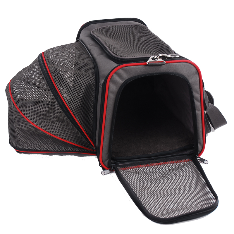 ホットドッグ大規模拡張可能スペースペットキャリアバッグ旅行バッグアウトドアの犬のキャリアバッグ仕入れ・メーカー・工場