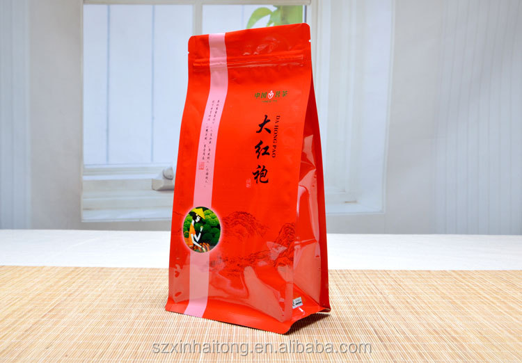 custom printing back seal side gusset plastic tea bag