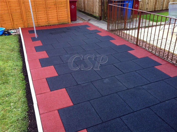 Playground Kids Rubber Tiles Outdoor Gym Mat Pathway Rubber Mat