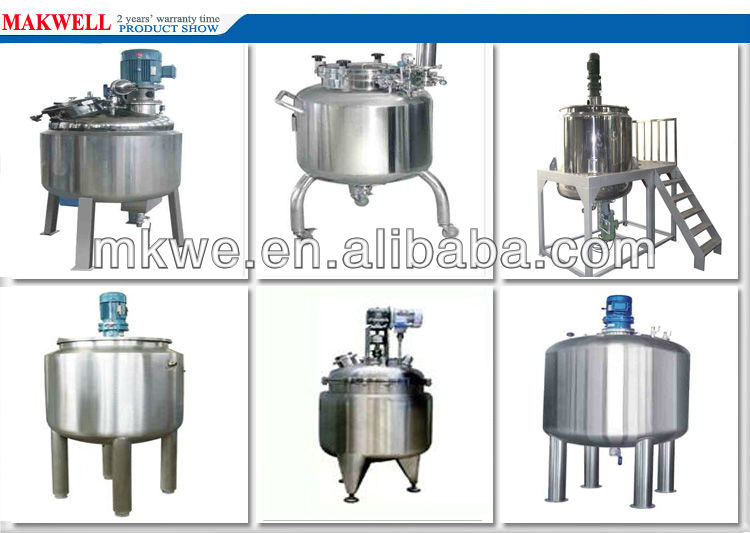 liquid detergent mixing tank
