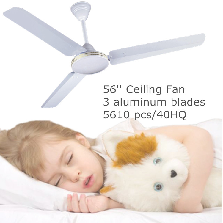 56inch Super Asia Air Cool Industrial Aluminum Ceiling Fan Blade