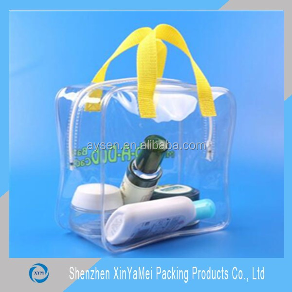 transparent pillow/Printed PVC tote bag/ Waterproof pvc bag