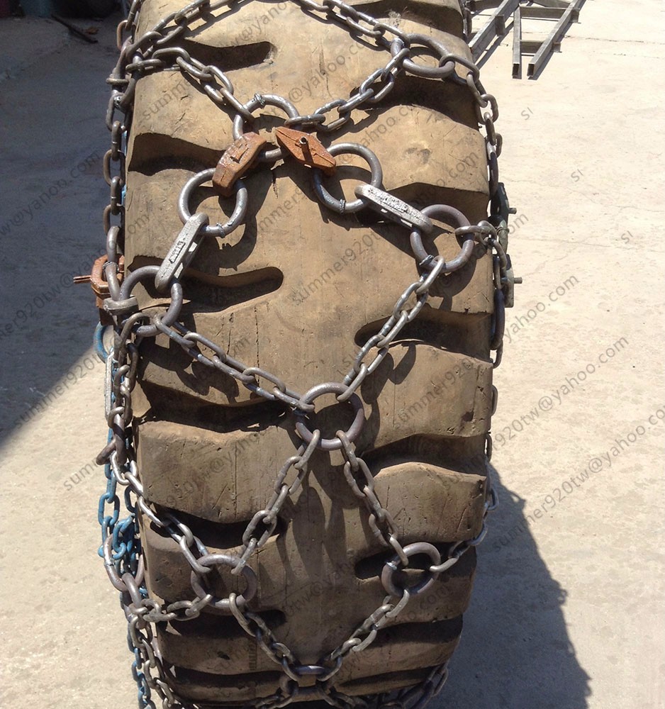 Snow Chain Used For Forklift Tyre26.525,29.525,35/6533/snow Tire