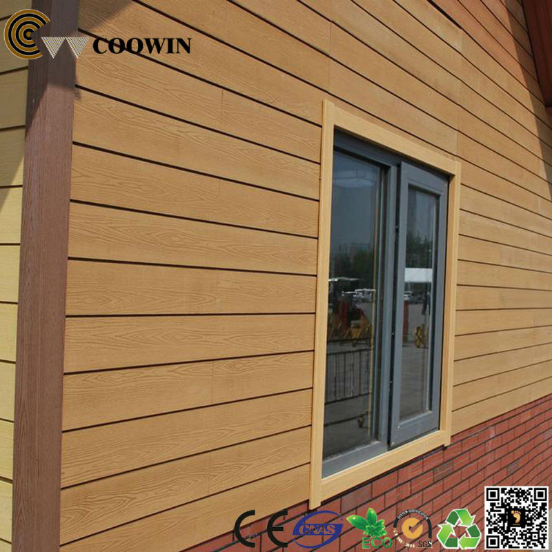 Exterior Wpc Wood Grain Vinyl Siding Buy Wood Grain Siding,Decorative