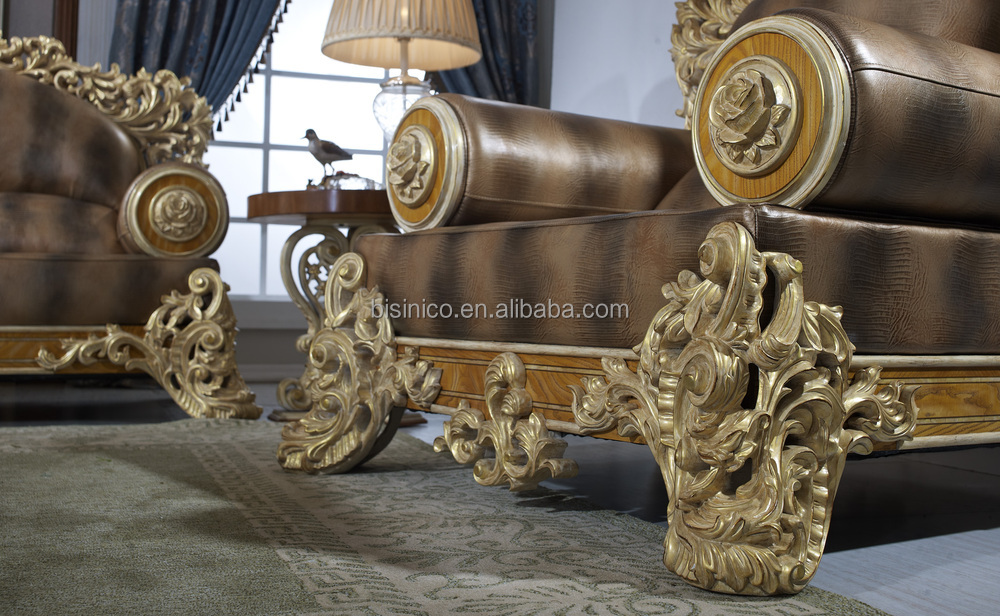 Bisini luxus sofa möbel, dubai luxus echtleder sofa möbel ...