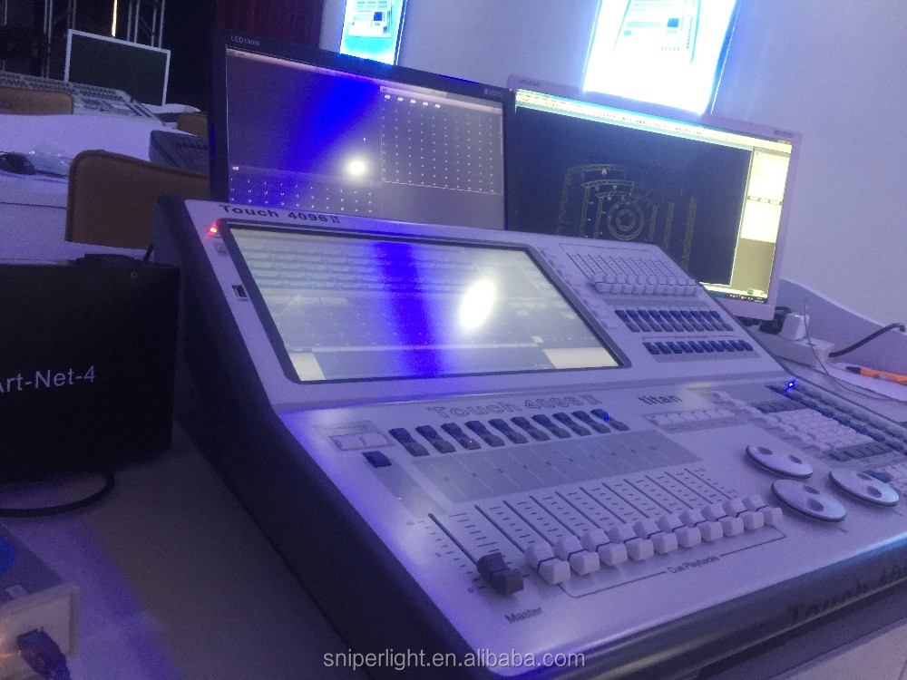 タイタン9.04096+avoliteタッチソフトウェア、 タイタン9.0バージョンdmxコントローラー、 4096タッチライティングコンソール仕入れ・メーカー・工場