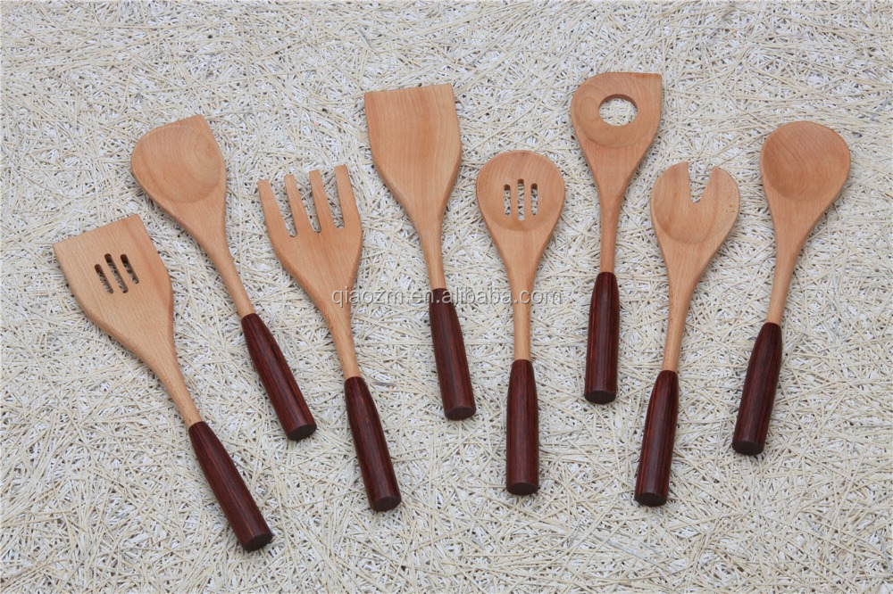 100%オリジナルエコロジーのキッチン用品、 ブナの木フォーク仕入れ・メーカー・工場