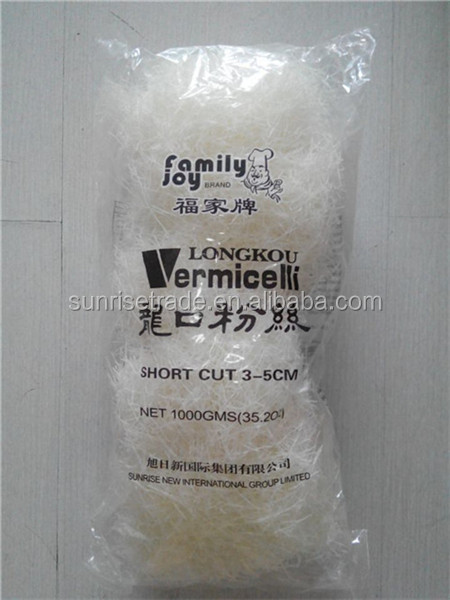 Certificated by HACCP/ISO/FDA/QS Longkou Bean Cut Vermicelli
