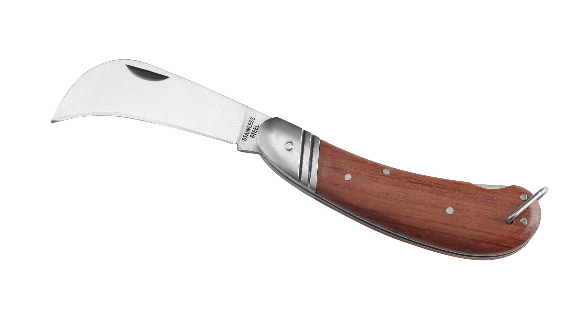 hotsale all over the world wooden handle budding knife