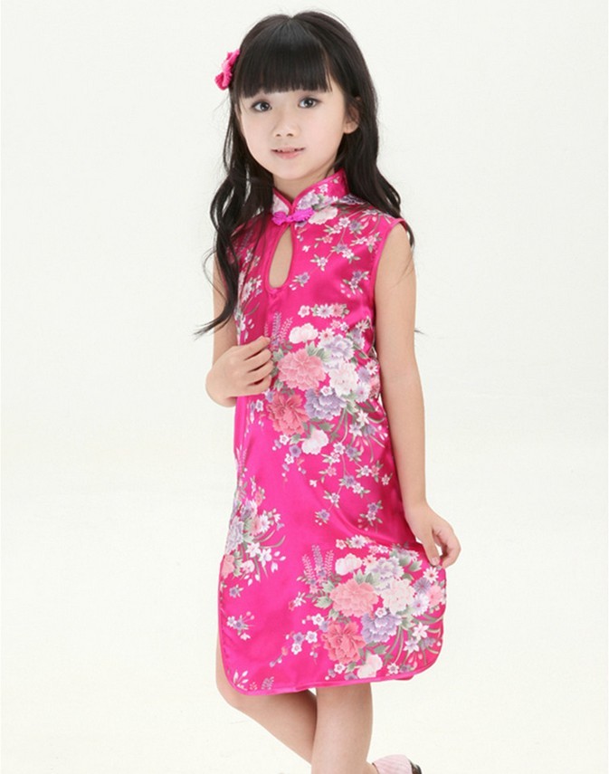 HS343 2016素敵な女の子の夏のファッションシルク中国風チャイナパーティー衣装仕入れ・メーカー・工場