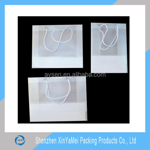 customized pp/pvc shopping tote bags with factory price
