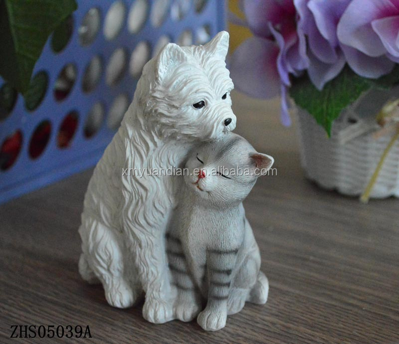 愛すべきカップルかわいい猫・犬polyresinの家の装飾仕入れ・メーカー・工場