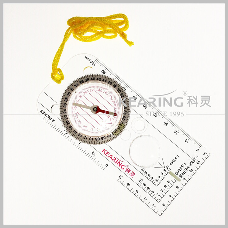 Kearingブランド軍事地図コンパス、 アクリル素材、 3.0mmthickness#kmc-1仕入れ・メーカー・工場