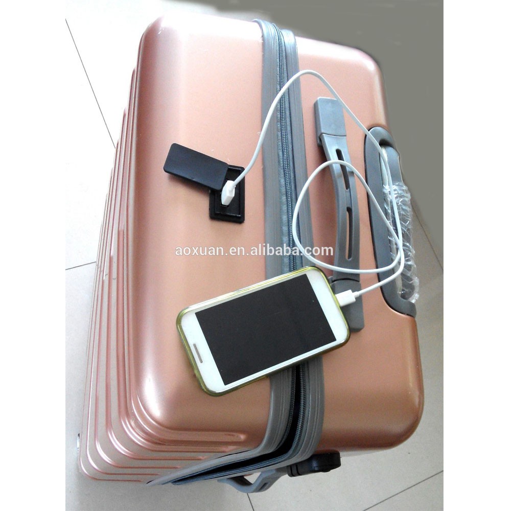 Smart Luggage Abs /pc Usb Port Luggage With High Quality Buy Usb