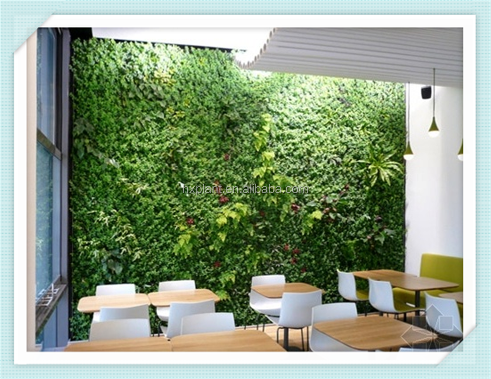 Muro vegetale verde, artificiale finto muro vegetale di parete di ... Giardino verticale artificiale