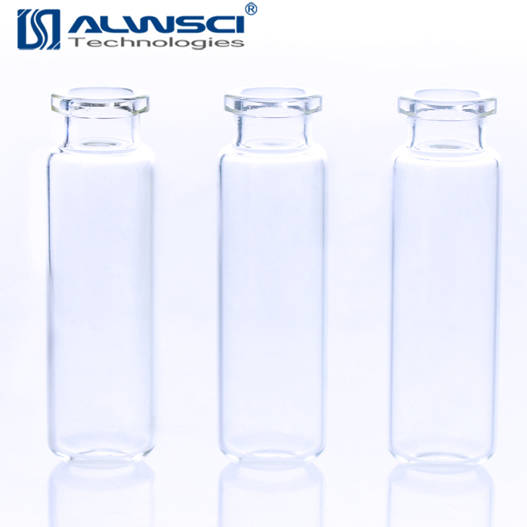 20ml Autosampler Vial Gc Vials Headspace Crimp Vials With Caps And