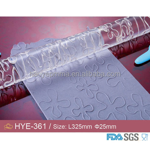 Spring Fling Pattern Cake Decoration Acrylic Fondant Rolling Pin
