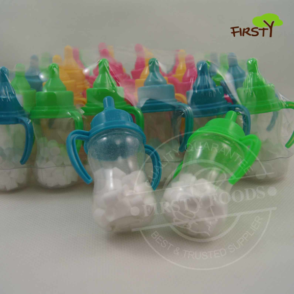 Baby nipple pressed candy