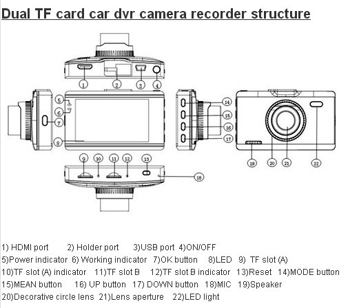 世界初のデュアルtfカードの車のdvrサポートフルhd1080pd10車のカメラタッチスクリーン( dw- d10)問屋・仕入れ・卸・卸売り
