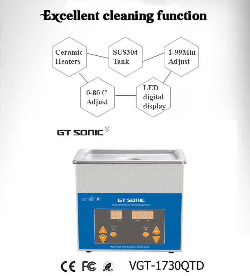 マルチ- 機能3lgt-1730qtdタトゥー楽器洗濯機デジタル超音波クリーナー、 超音波洗浄器外科問屋・仕入れ・卸・卸売り