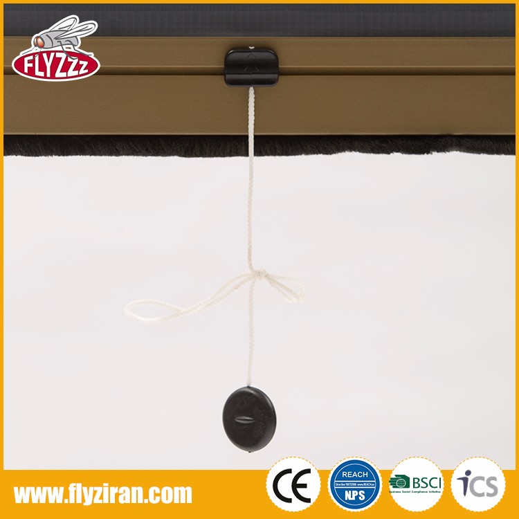 DIY design one way vision window screen type up roller aluminium mosquito screen windows