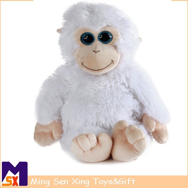 white plush monkey