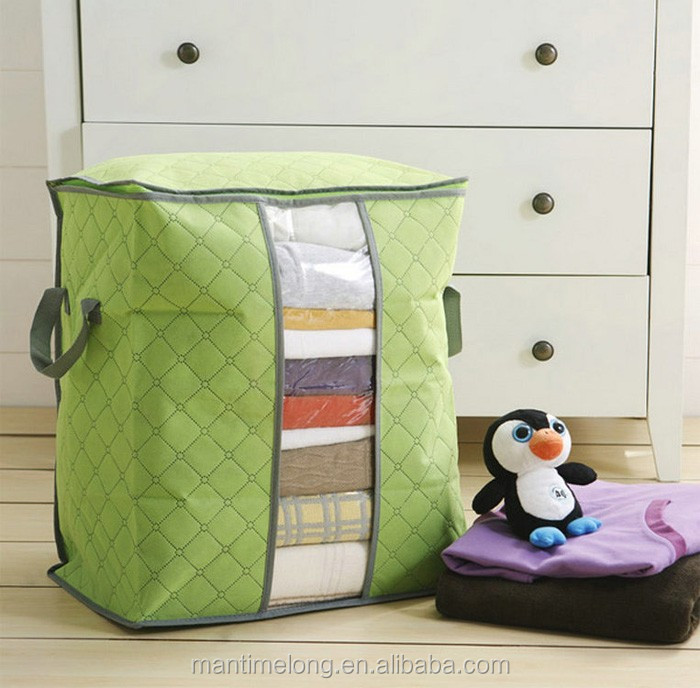 Non-woven-fabric-Admission-package-bamboo-organize-bags-charcoal-quilt-storage-bags-clothes-pouch