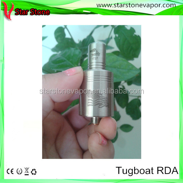 starstone 2014 newest tugboat rda atomizer clone E1 gigante 26650 mod in stock