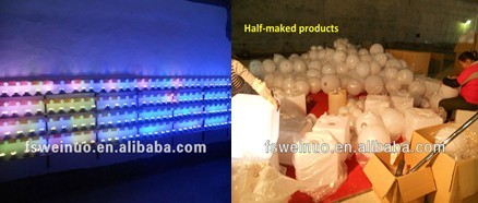 防水充電式ledライトボール形状の光プラスチック問屋・仕入れ・卸・卸売り