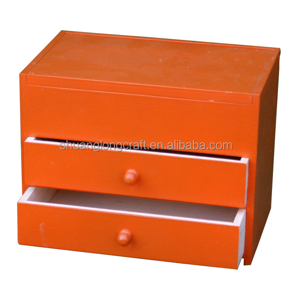 Unfinished Small Wooden Drawers Craft Organizer Box Buy