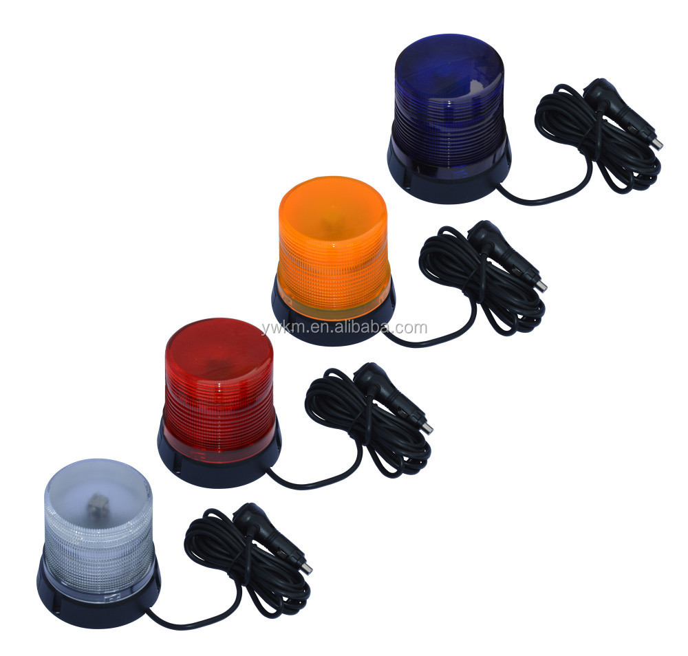 dc 12v,24v amber warning magnetic beacon light and led flashing