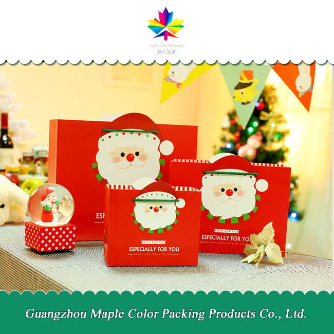 2015 professional custom christmas gifts paper bag wholesale