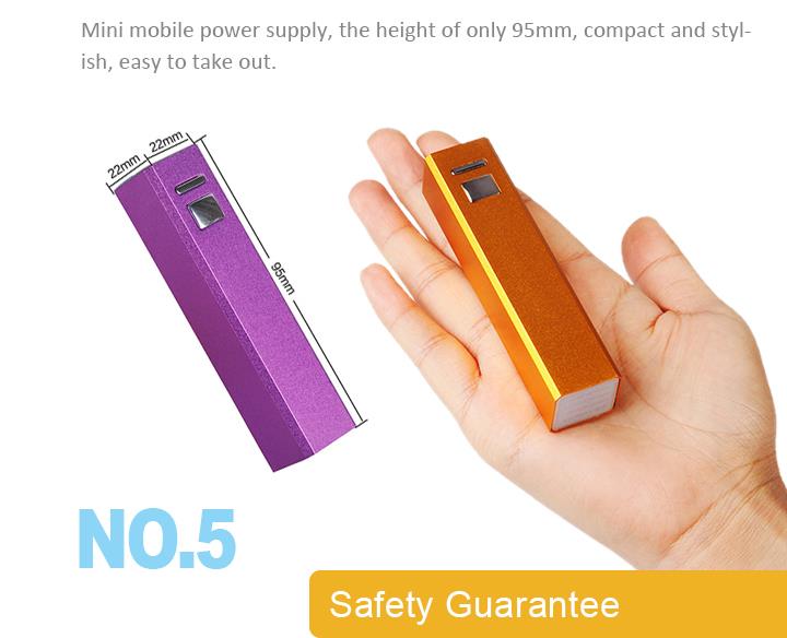 2600mAh Universal Portable Charger USB External Battery Power Pack