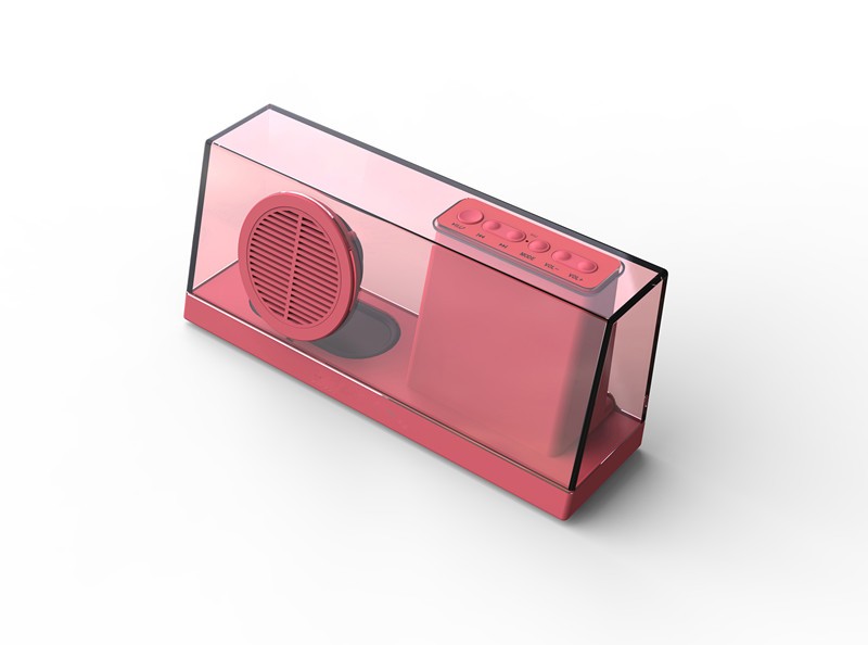 2016ワイヤレスクリスタル外側ケースbluetoothスピーカーfmラジオ中国製仕入れ・メーカー・工場