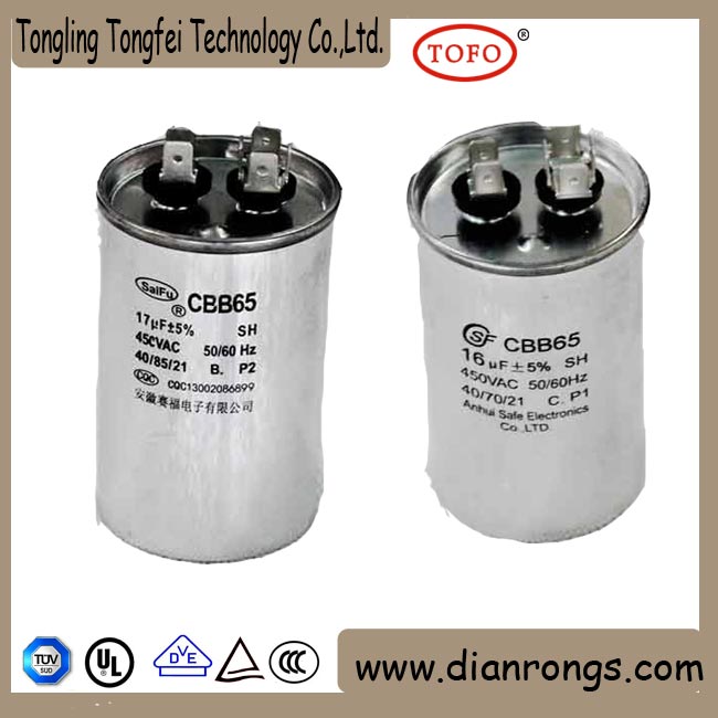 chinatofo high quality cbb65 capacitor in capacitors 60uf 250v