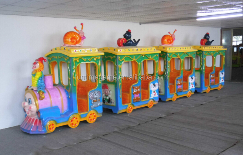 Funtime子供電動ミニパーク乗りトラック列車/アミューズメント乗り物列車仕入れ・メーカー・工場