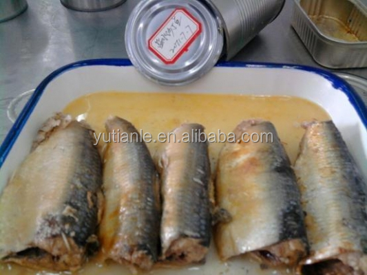 High Quality 155g HALAL Certificate Canned Sardine In Oil