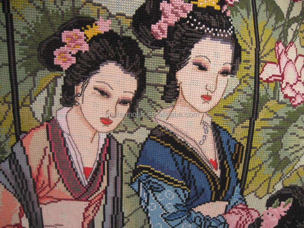 送料無料。 ビッグサイズ、 中国風、 手作り完成完成したクロスステッチ問屋・仕入れ・卸・卸売り