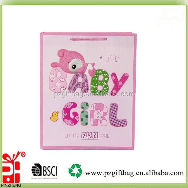 hot sale baby gift paper bag,boy and girls gift paper bag,luxury