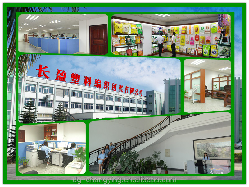 High quality laminated print pp woven rice bag