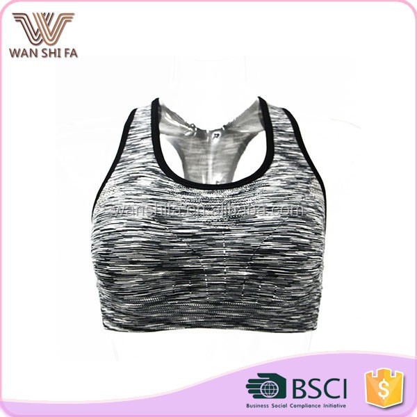 Cheap seamless comfortable ladies yoga sport bra wholesale