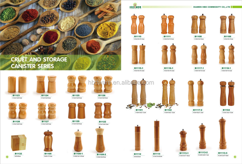 Customized Design of Wood Pepper Grinder