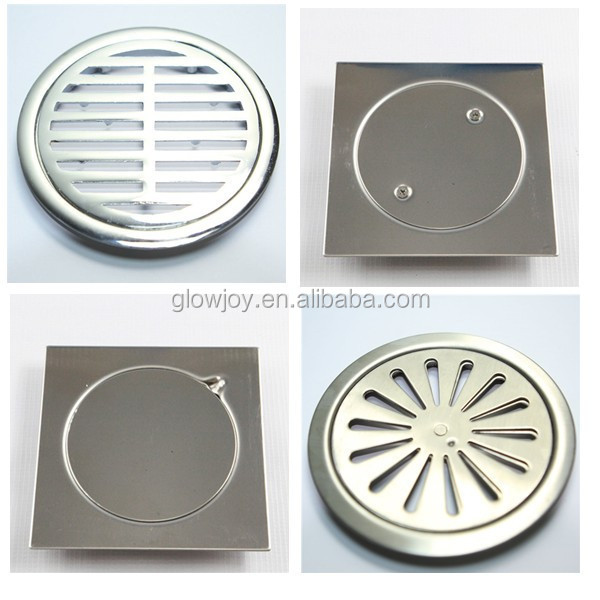 shower floor drain cover,stainless steel 5 inch drain cover