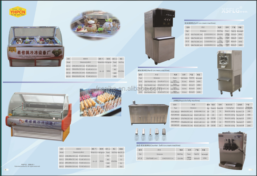 Supermarket ice cream machine gelato batch freezer .jpg