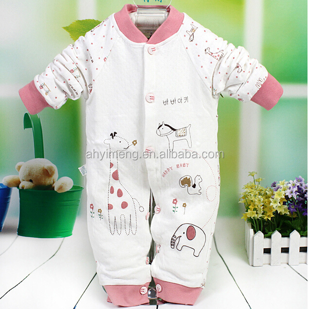 呼吸のジャンプスーツ赤ん坊の綿の服の幼児ロンパース( m70001c)問屋・仕入れ・卸・卸売り