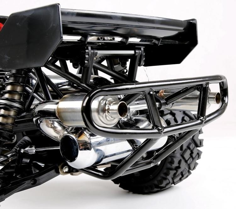 1/5 Rc Baja Parts Rovan Baja Double Exhaust Pipe With Muffler 85299