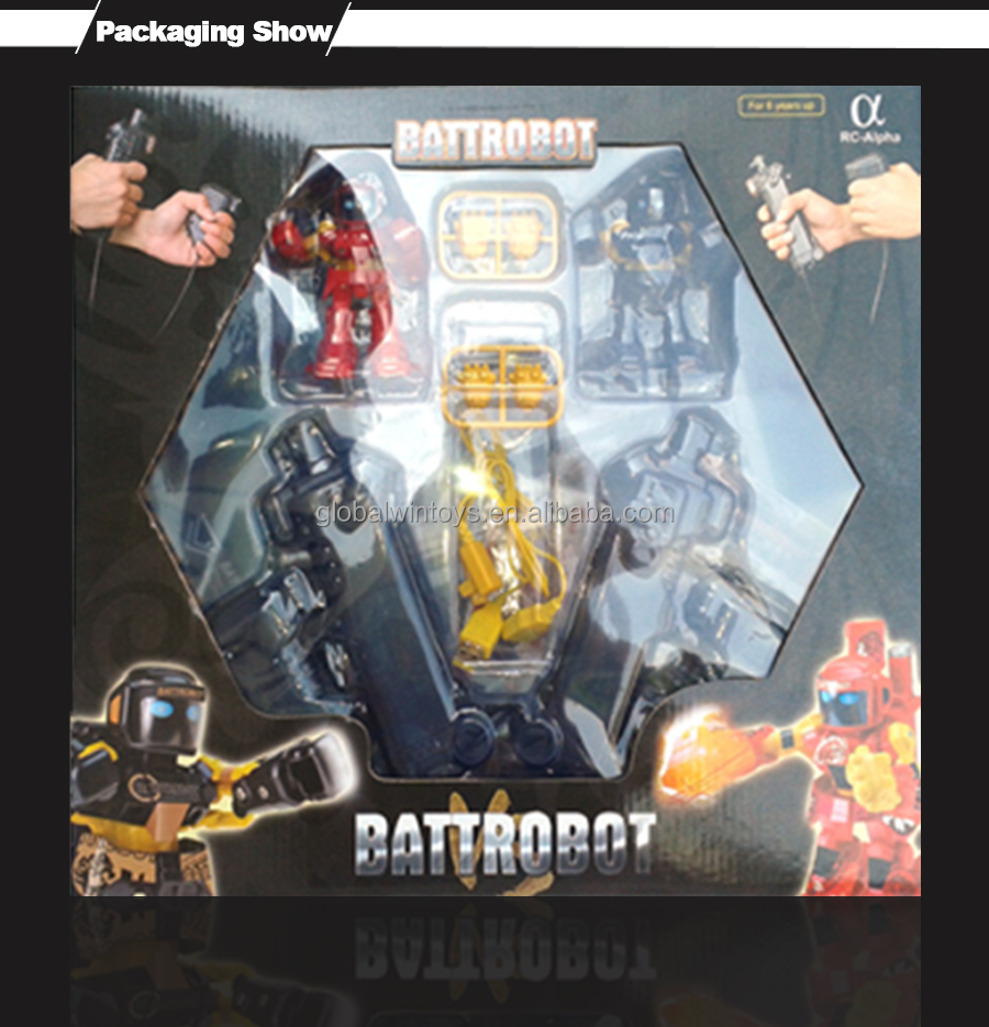 2015 2.4G & infrared sensor remote control battle robots,rc boxing robots toy GW-T2888.jpg