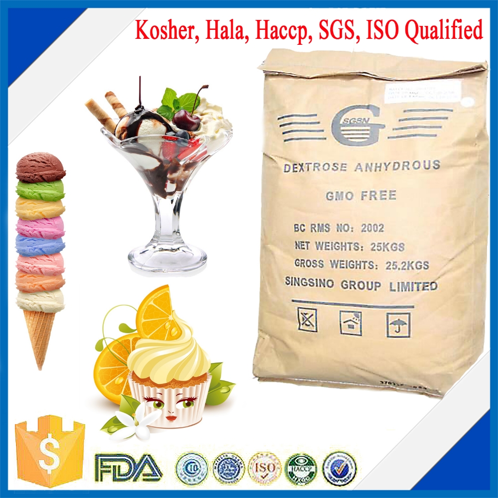 guangzhou rikewei food / medical grade dextrose anhydrous with