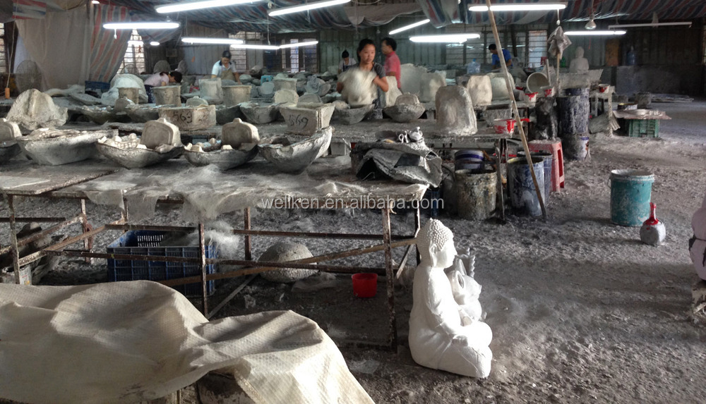繊維粘土彫刻樹脂の小人、 庭の小人の彫像ポリストーン仕入れ・メーカー・工場